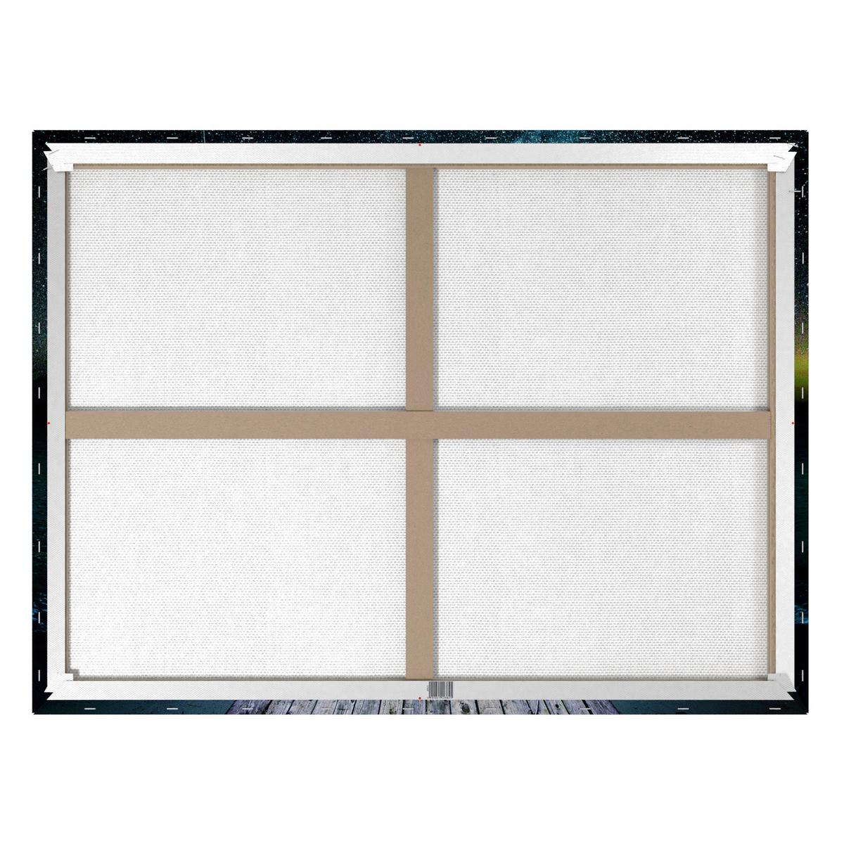 OBRAZ NA PLÁTNE MILKY WAY - viacfarebná, Basics, drevo/textil (85/113cm)
