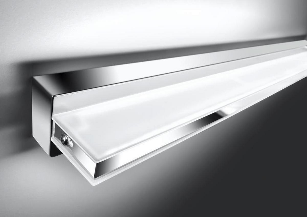 Bad-wandleuchte Sumo Ip20 Chromfarben L: 60 Cm - Chromfarben, KONVENTIONELL, Metall (10/60/4,5cm)