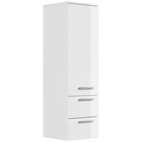 MIDISCHRANK Weiß Hochglanz B: 35,2cm - Weiß Hochglanz, Basics, Glas/Holzwerkstoff (35,2/120/35,8cm) - MID.YOU