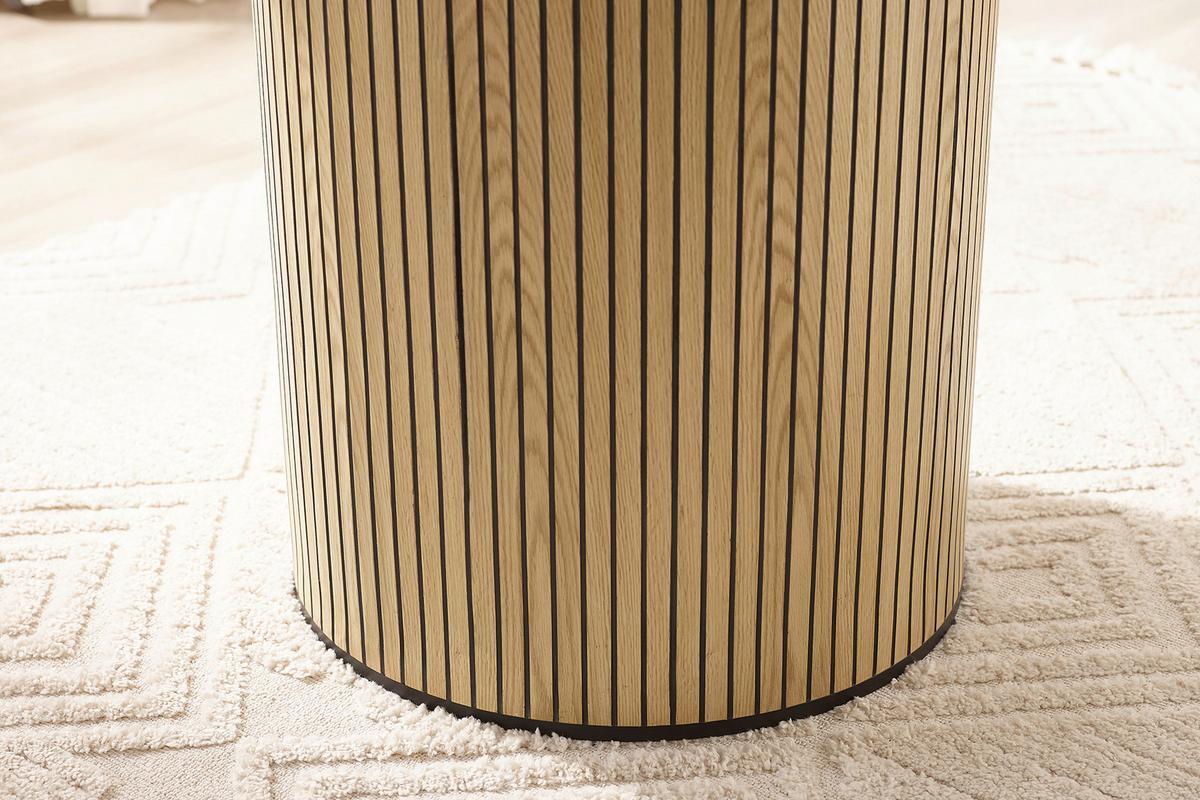 Esstisch Naturfarben/schwarz B: 100 Cm - Schwarz/Naturfarben, MODERN, Holz/Holzwerkstoff (100/100/75cm) - Livetastic