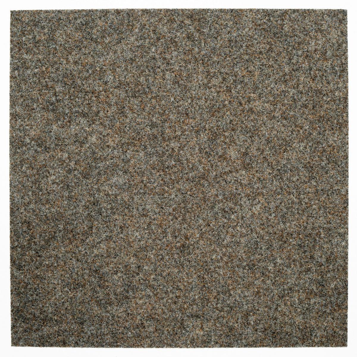 Teppichfliese Braun Dynamic 50x50 cm Florhöhe 6,5 mm - Braun, Basics, Textil (50/50cm)