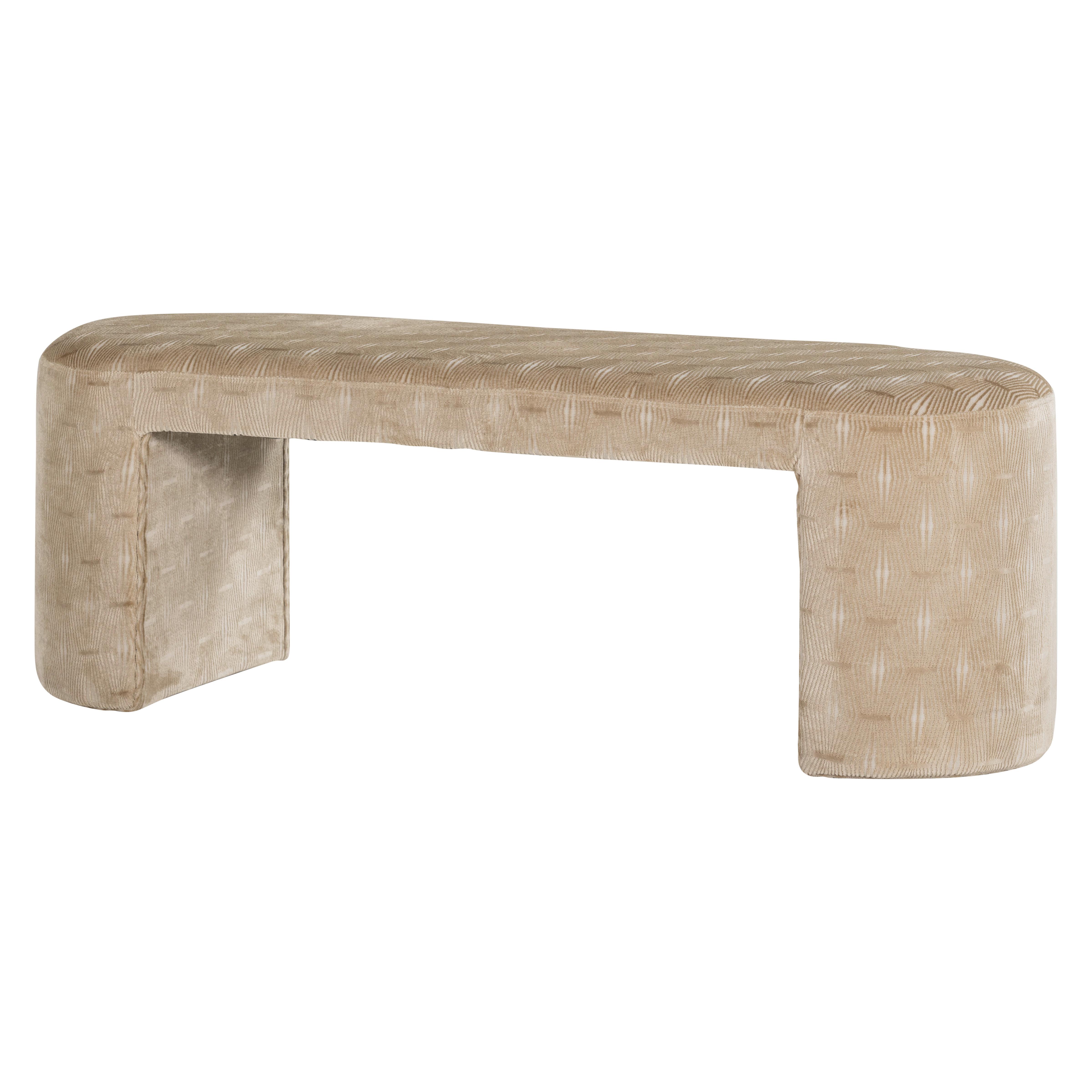 Sitzbank Jacob Braun/Naturfarben B: 130cm - Braun/Naturfarben, MODERN, Textil (130/46/46cm) - Livetastic