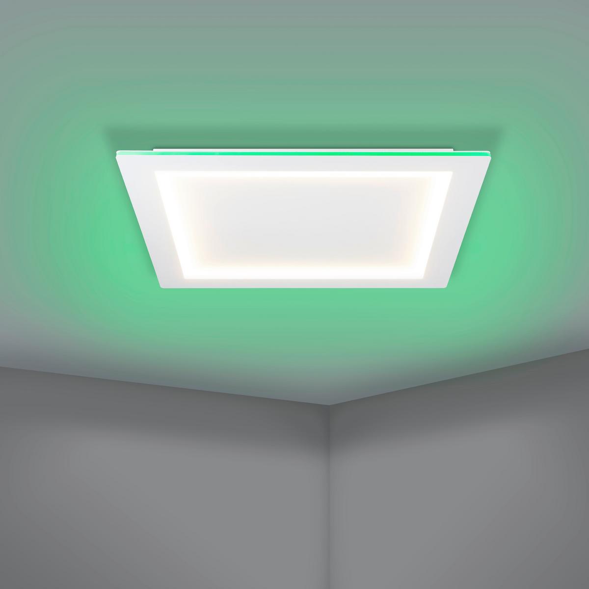 LED-Deckenleuchte 900484* Padrogiano-Z - Weiß, Basics, Kunststoff/Metall (59,5/59,5cm) - Eglo