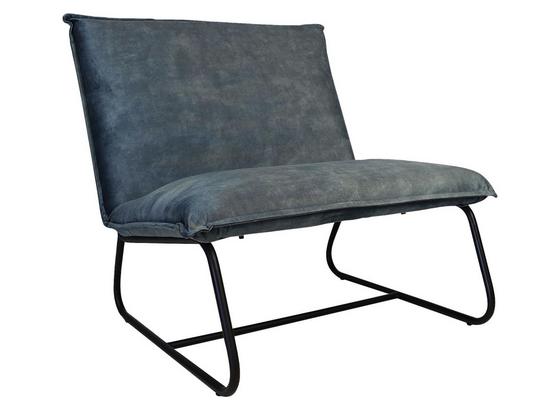 Sessel Paris Bench B: 83 cm Blau - Blau/Schwarz, MODERN, Textil (83/83/75cm) - Livetastic Sessel Paris Bench B: 83 cm Blau - Blau/Schwarz, MODERN, Textil (83/83/75cm) - Livetastic