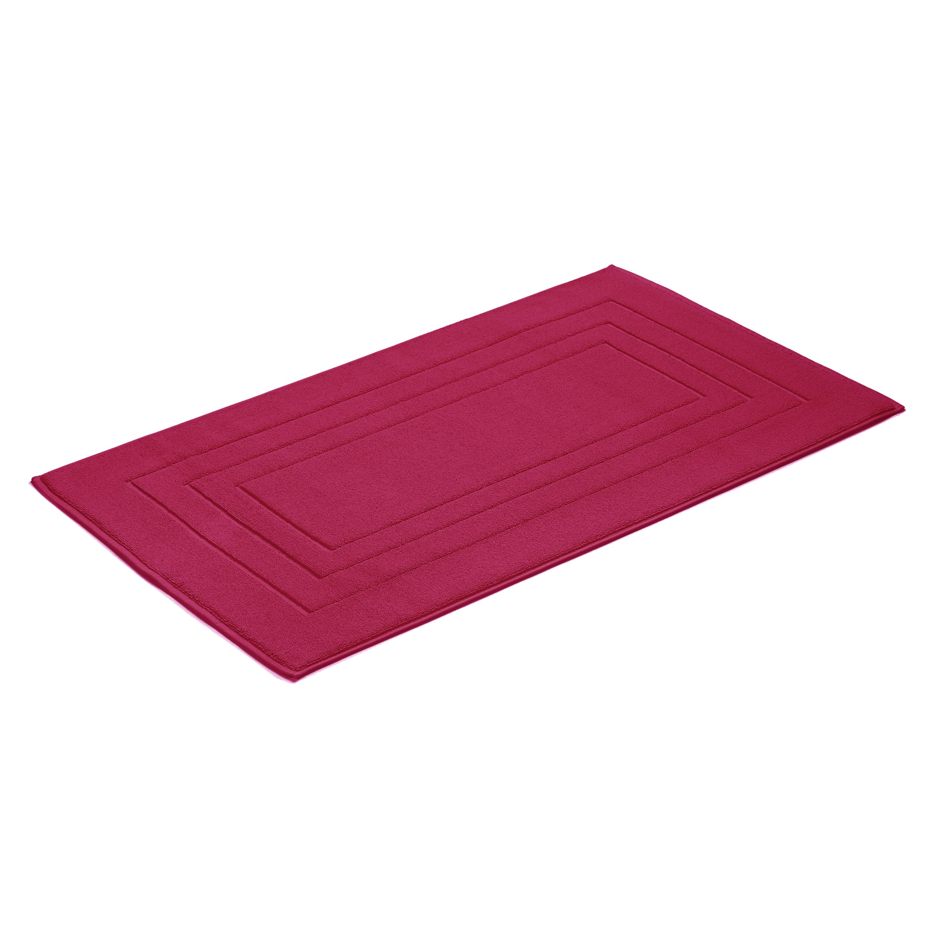 Fürdőszobaszőnyeg Feeling - pink/piros, Basics, textil (60/100cm) - Vossen