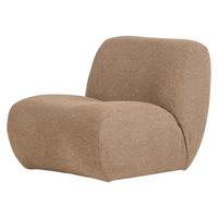 SESSEL Nomu Hellbraun B: 76cm - Hellbraun, MODERN, Textil (76/74/92cm) - Livetastic