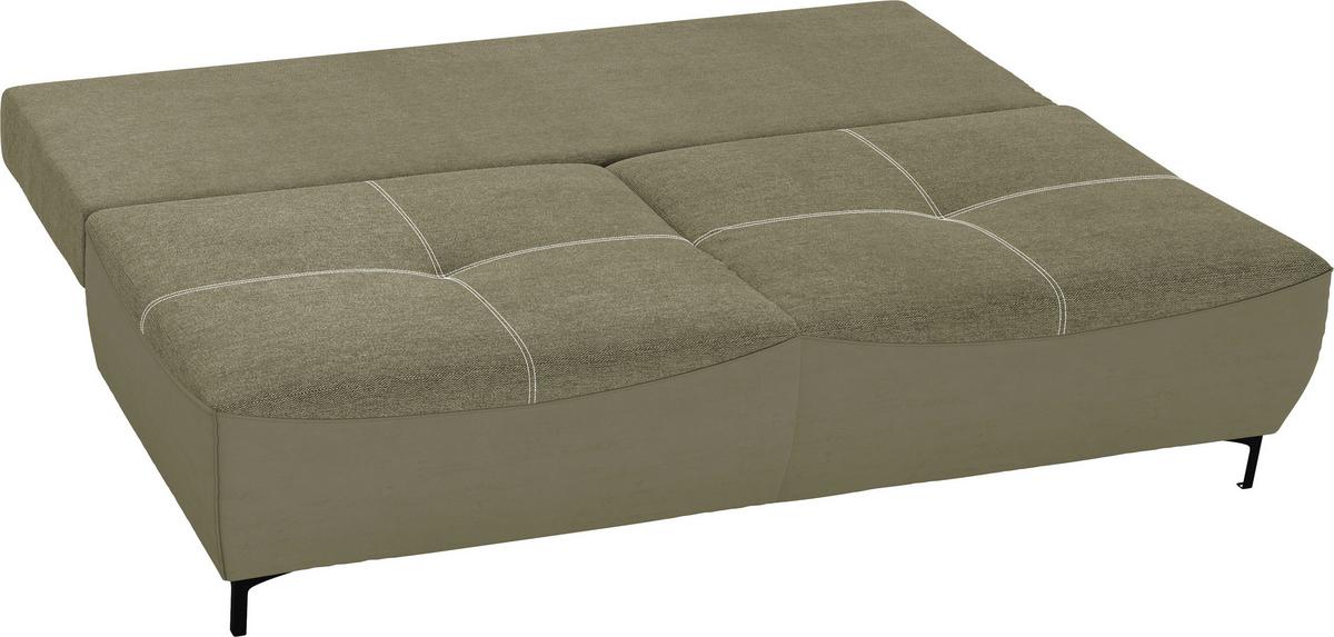 Schlafsofa Wendy - Schwarz/Weiß, Design, Textil (197/94/96cm) - MID.YOU