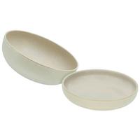 Schüsselset Steingut Sandfarben 2--Teilig. - Sandfarben, Basics, Keramik - Creatable