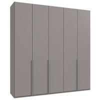 Drehtürenschrank New York Grau/Sahara B: 225 cm - Grau/Sahara, MODERN, Holzwerkstoff (225/236/58cm) - MID.YOU
