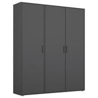 Drehtürenschrank Voyager Grau 140 Cm - Grau, MODERN, Holzwerkstoff (140/194/53cm) - Rauch Möbel