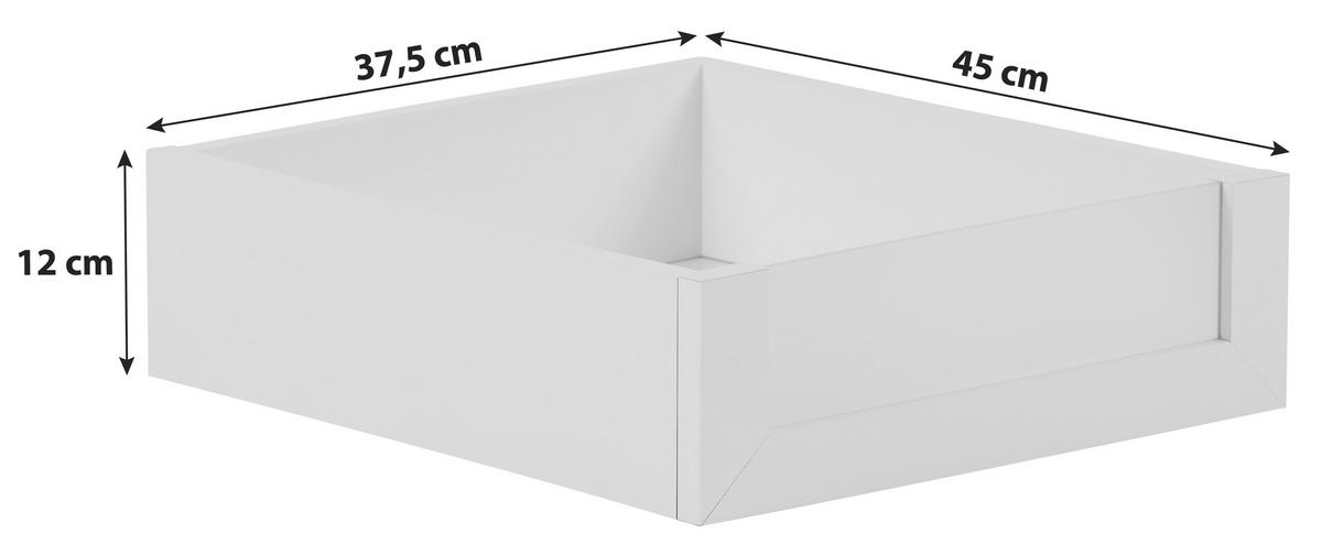 Schublade Unit Twist Dekor Unit - Schlammfarben, MODERN, Glas/Holzwerkstoff (42,4/12/45cm) - Ondega