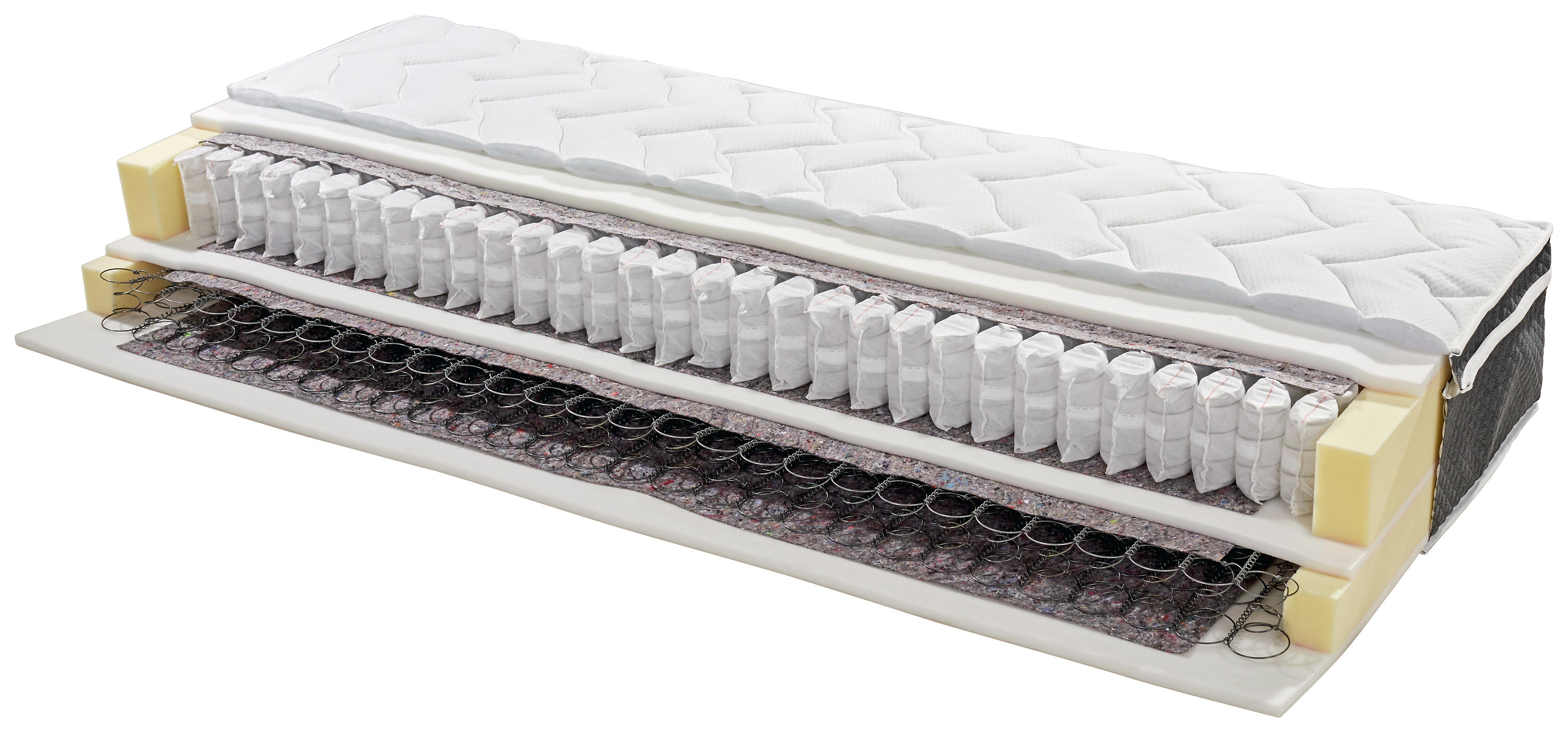 Boxspring Matrac Luxor Fit Top H2 90x200 - Fehér, Textil (140/200cm) - Primatex