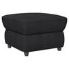 Polsterhocker Boston Mit Stauraum Schwarz Chenille - Schwarz, KONVENTIONELL, Textil (68/45/68cm) - Livetastic