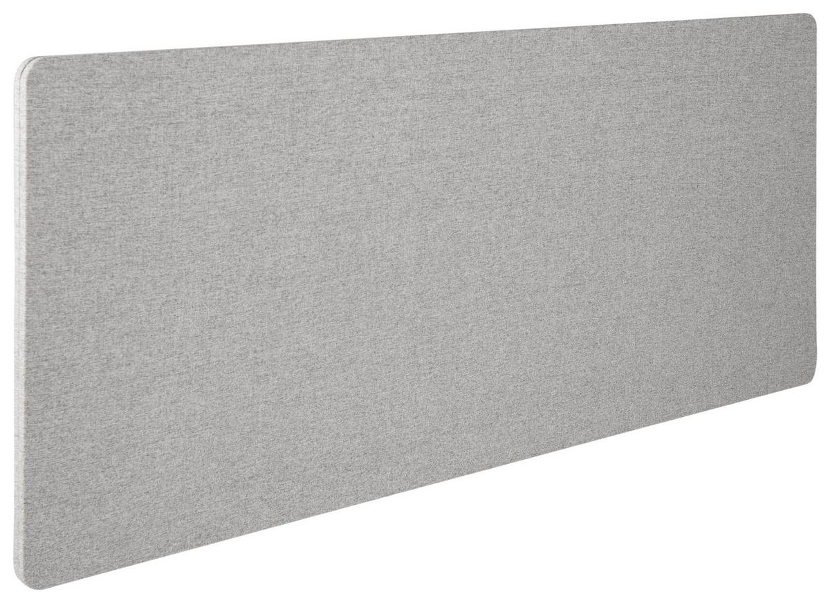 Trennwand Flexmiut D - Hellgrau, Basics, Kunststoff/Textil (180/62/2cm) - MID.YOU