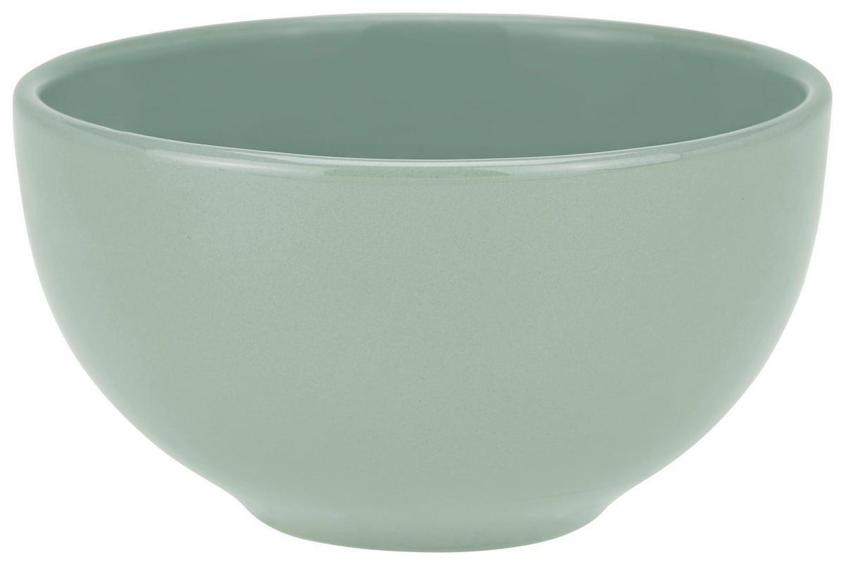 Müslischale Keramik Mintgrün Fiorella D/h: Ca. 13/7 Cm - Mintgrün, KONVENTIONELL, Keramik (13/7cm) - Luca Bessoni