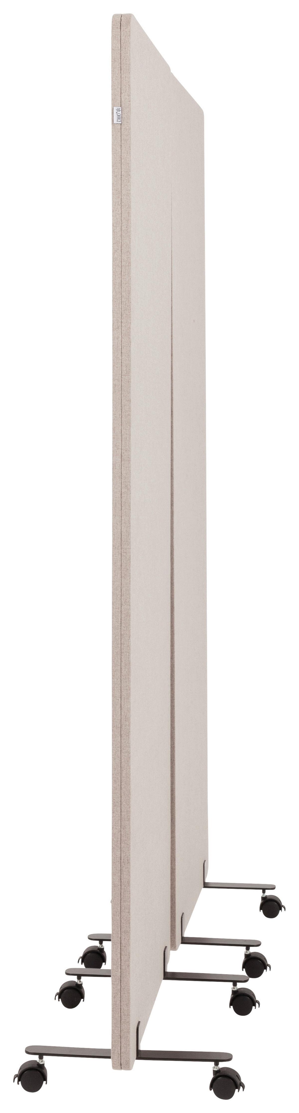 Trennwand Flexmiut - Taupe, Basics, Kunststoff/Textil (60/177/35cm) - MID.YOU