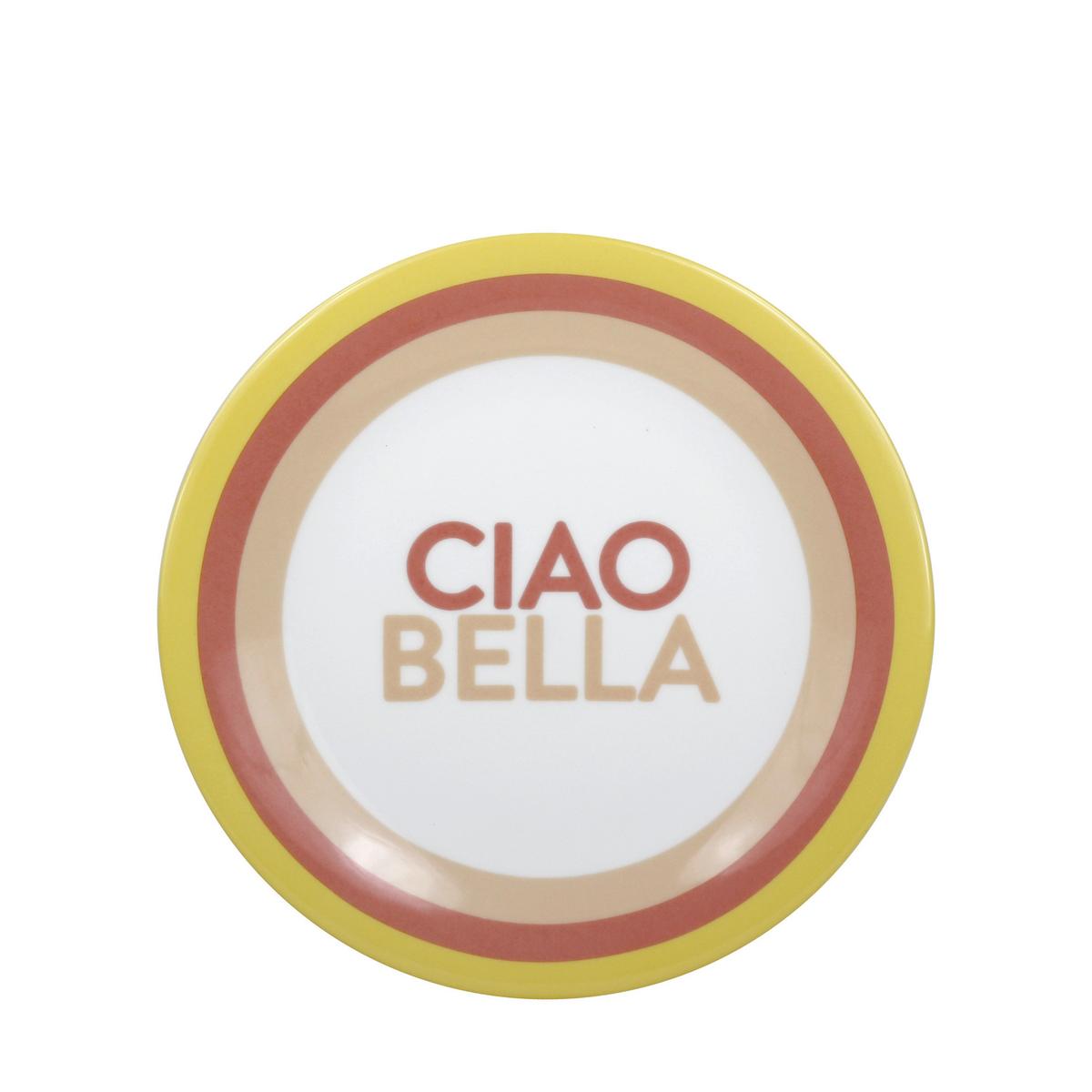 Dezertní talířek CANDY COLORS - bílá/světle zelená, Moderní, keramika (21/2cm) - Mömax