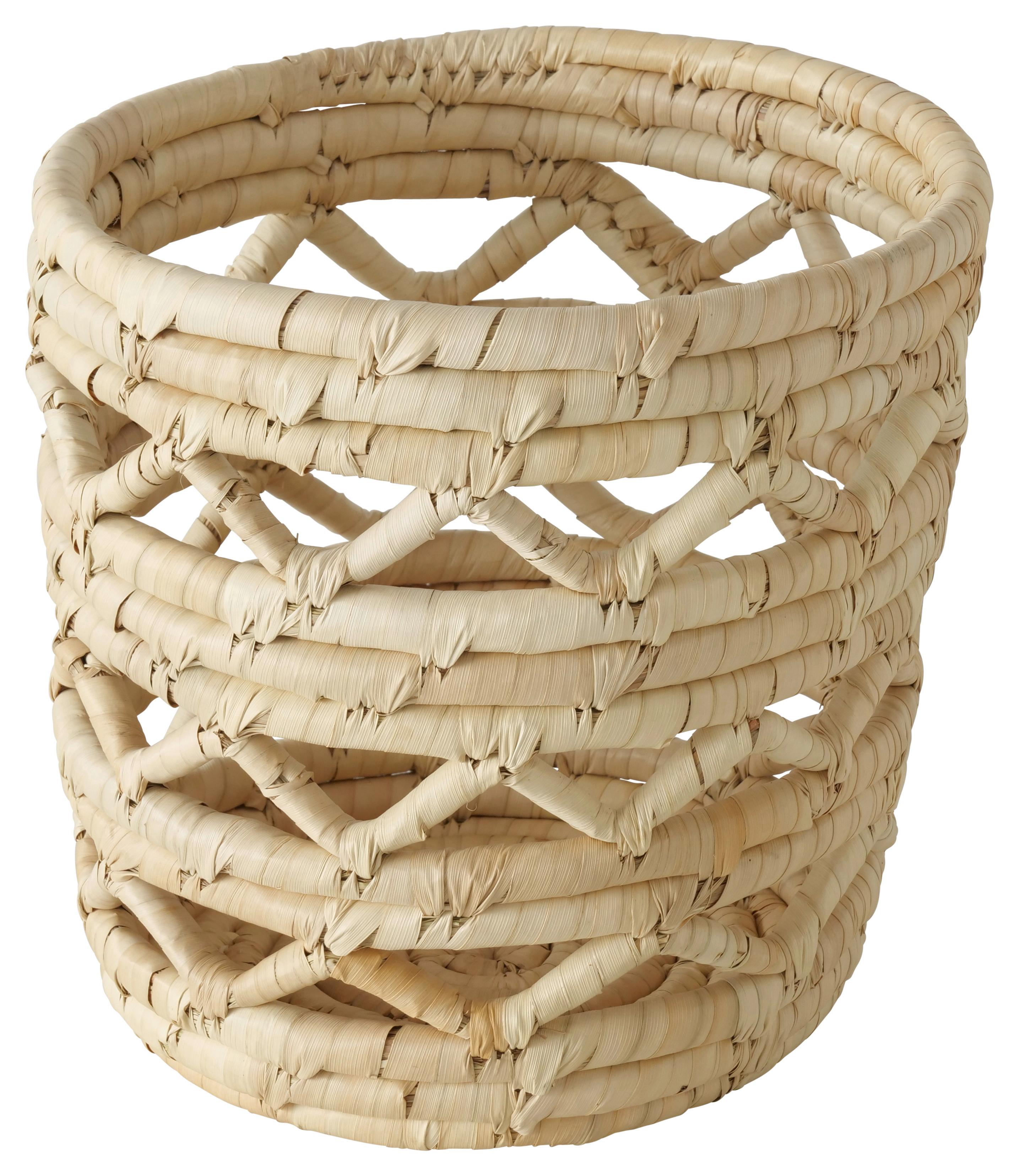 Koš Samila I -Paz- - přírodní barvy, Moderní, přírodní materiály (26/26cm)