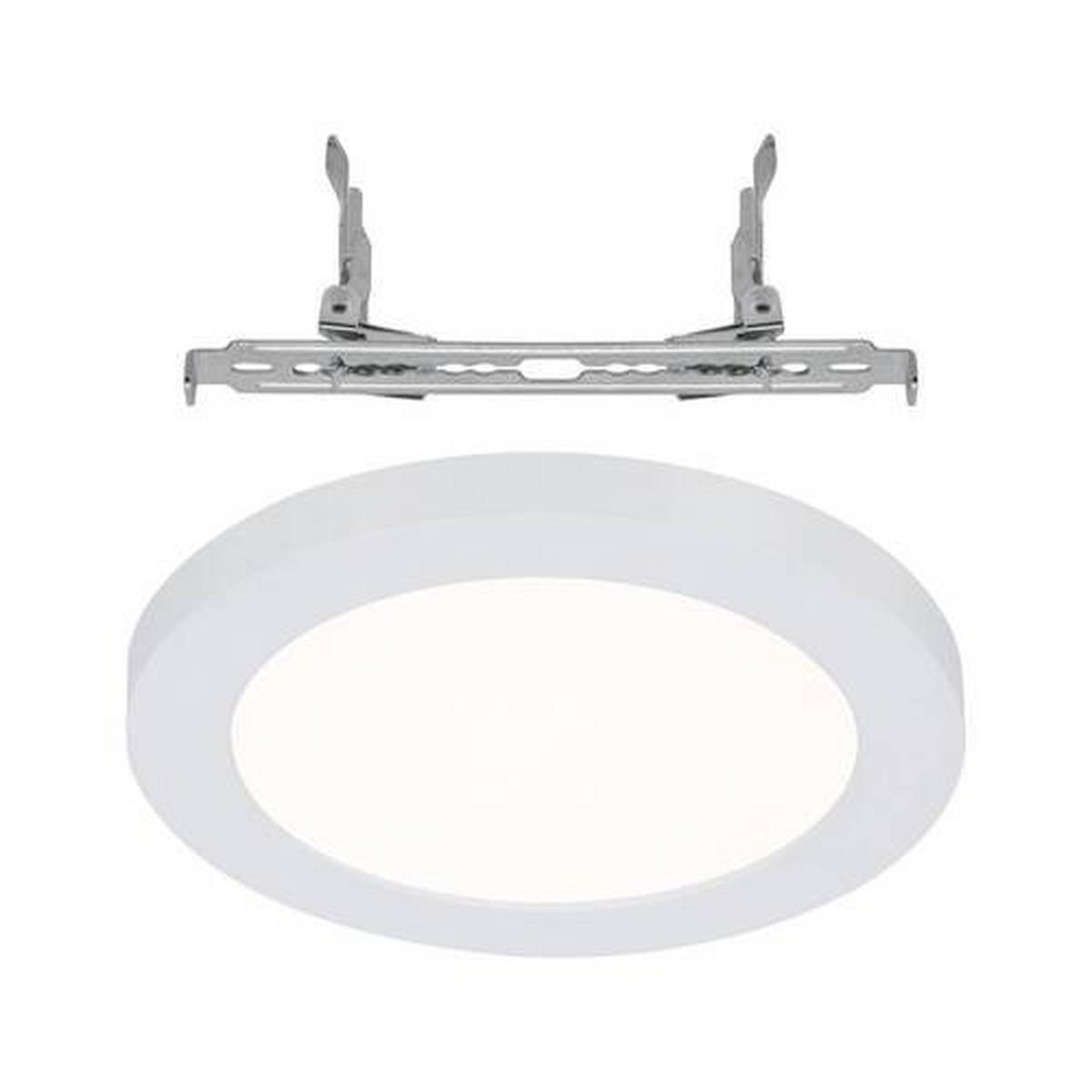 LED-Deckenleuchte Ø 16,5 cm Weiß Rund - Weiß, Basics, Kunststoff (16,5cm) - Paulmann