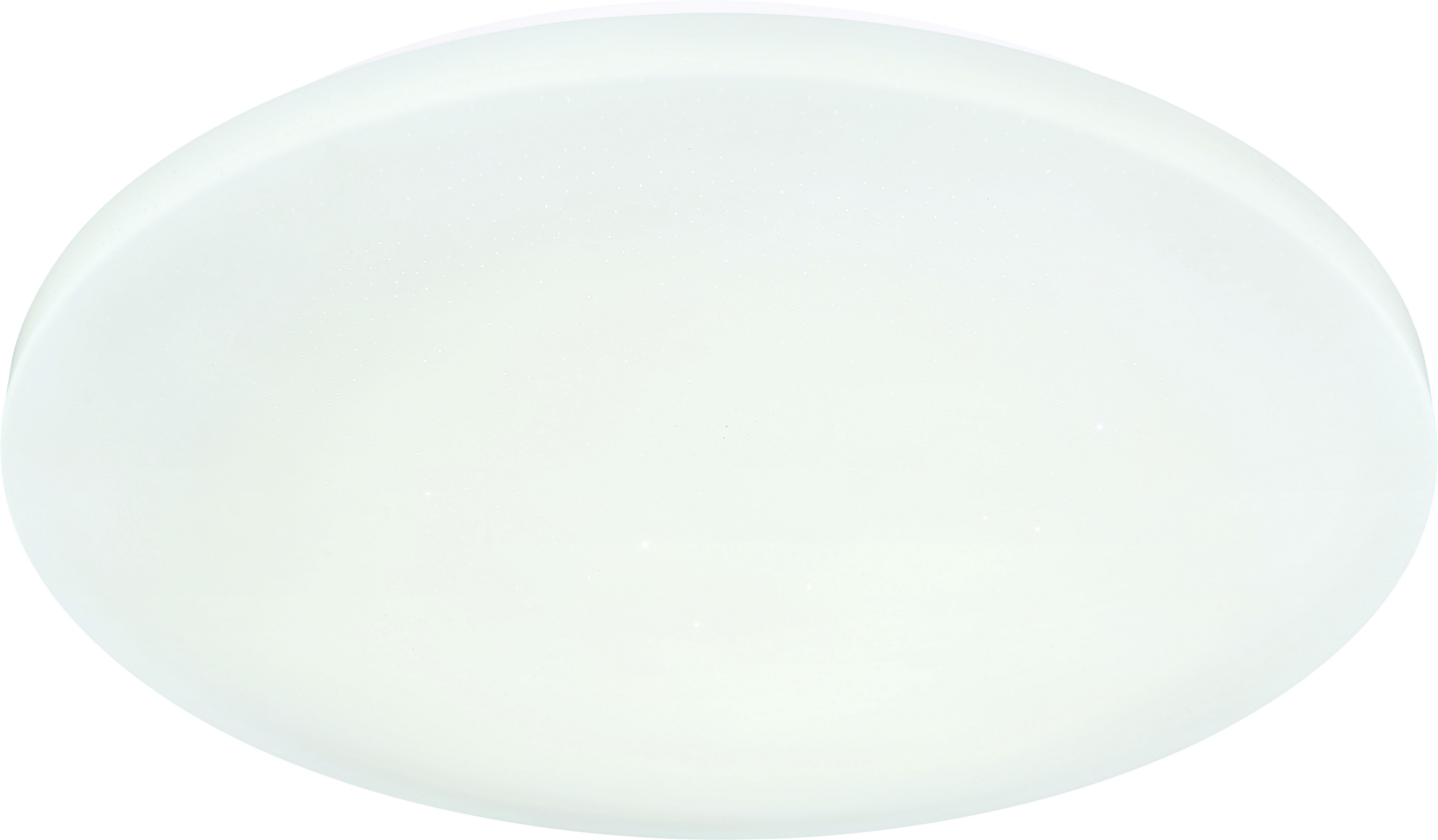 LED-Deckenleuchte Hanna Ø 50 cm mit Farbwechsler - Opal/Weiß, MODERN, Kunststoff/Metall (50/7cm) - Luca Bessoni
