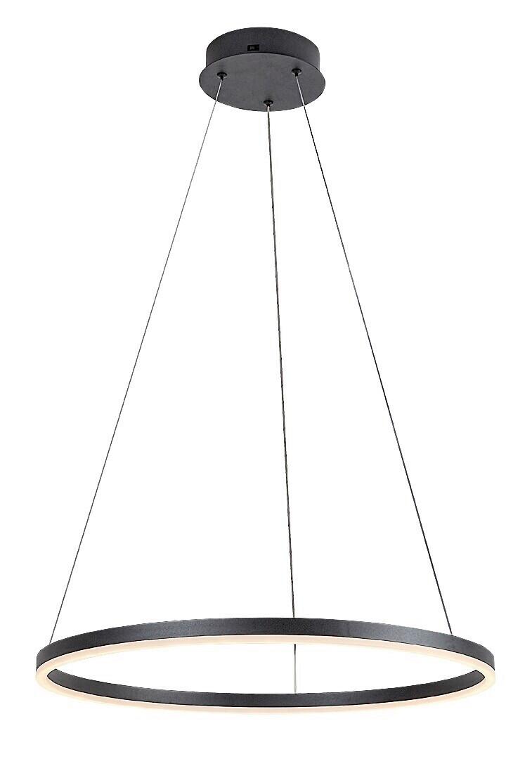ZÁVESNÉ SVIETIDLO ISAURE - čierna/biela, Design, kov/plast (60/130cm)