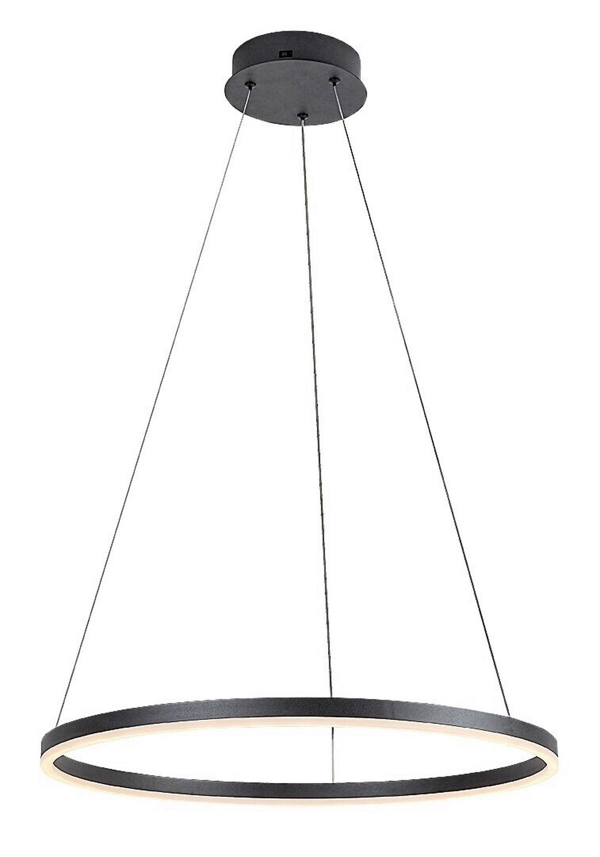 ZÁVESNÉ SVIETIDLO ISAURE - čierna/biela, Design, kov/plast (60/130cm)