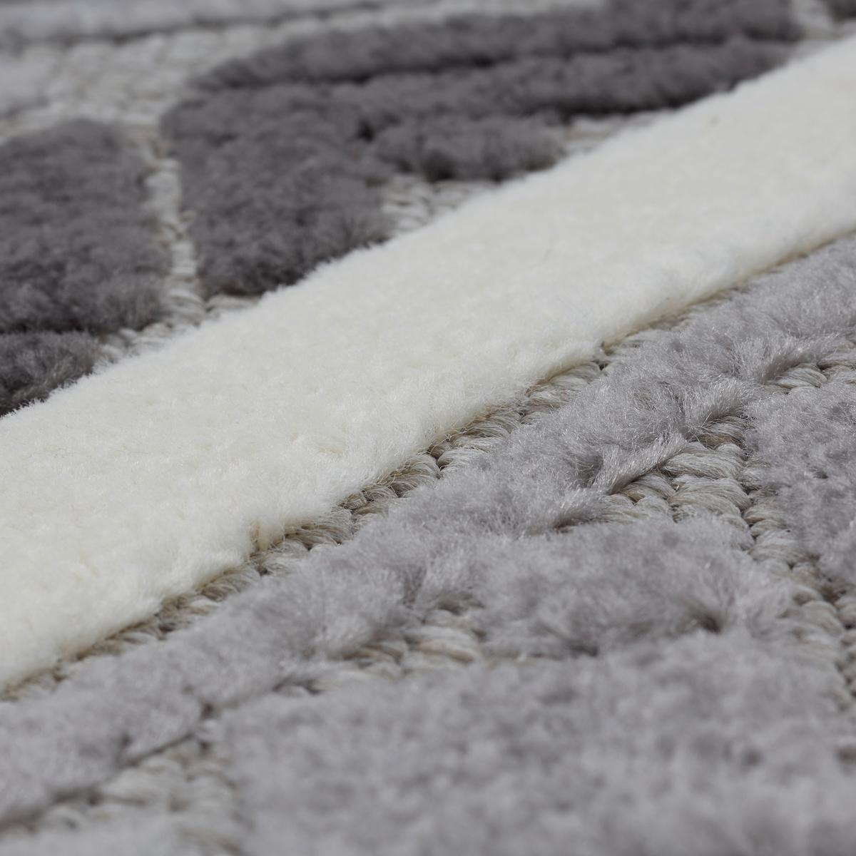 Flachwebteppich Grau Mit Muster Etta 80x150 cm - Grau, ROMANTIK / LANDHAUS, Textil (80/150cm) - James Wood