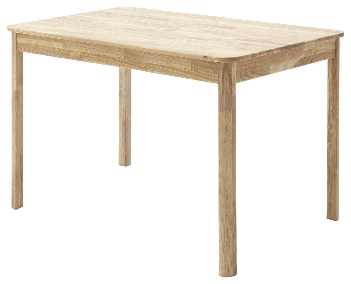 Esstisch Oskar - Wildeiche, KONVENTIONELL, Holz (120/80/76cm) - MID.YOU