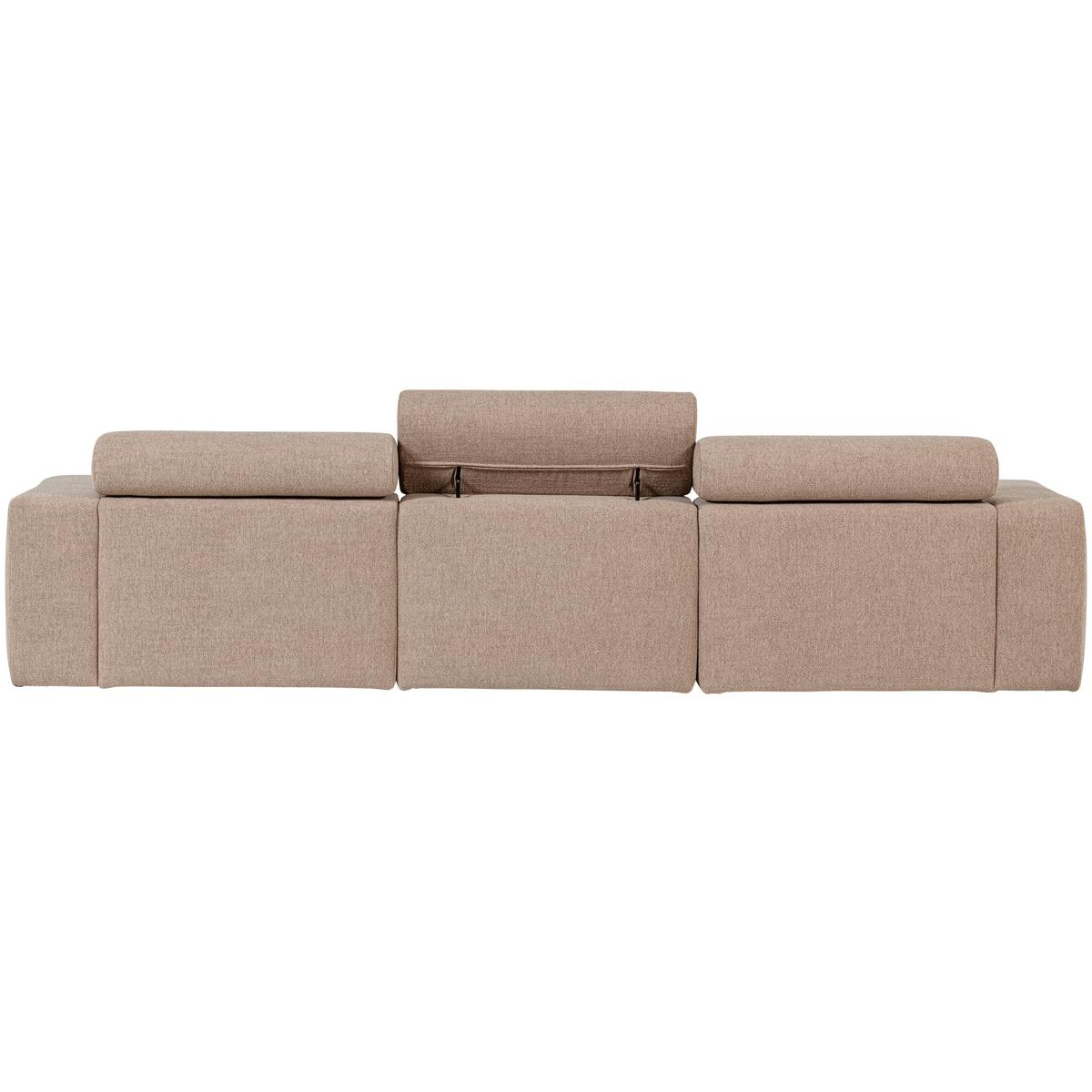 ECKSOFA Novi Taupe S: 300x173cm - Taupe/Schwarz, Design, Textil (300/173cm) - Livetastic