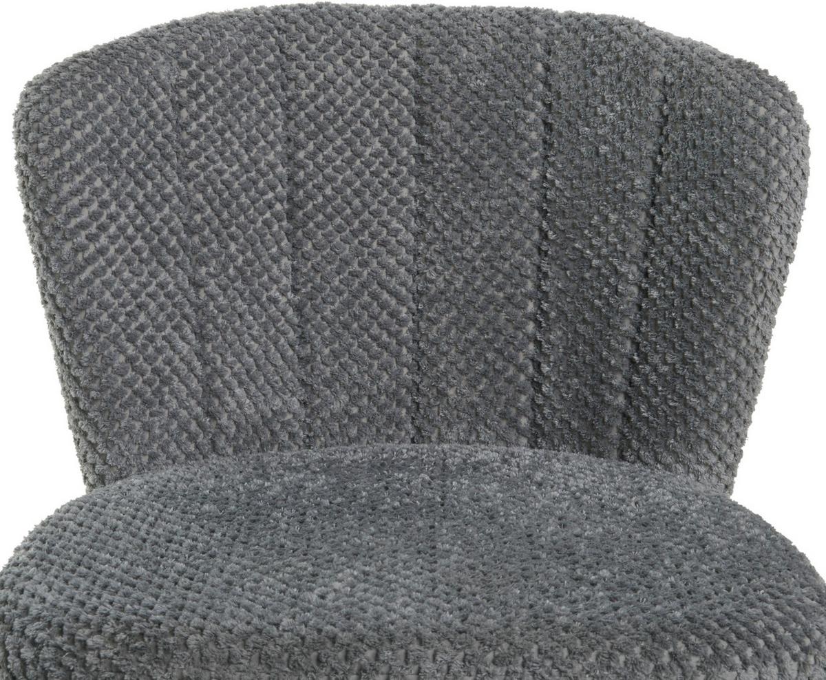 Stuhl Paris - Schwarz/Grau, LIFESTYLE, Holz/Textil (55/79/59cm) - Livetastic