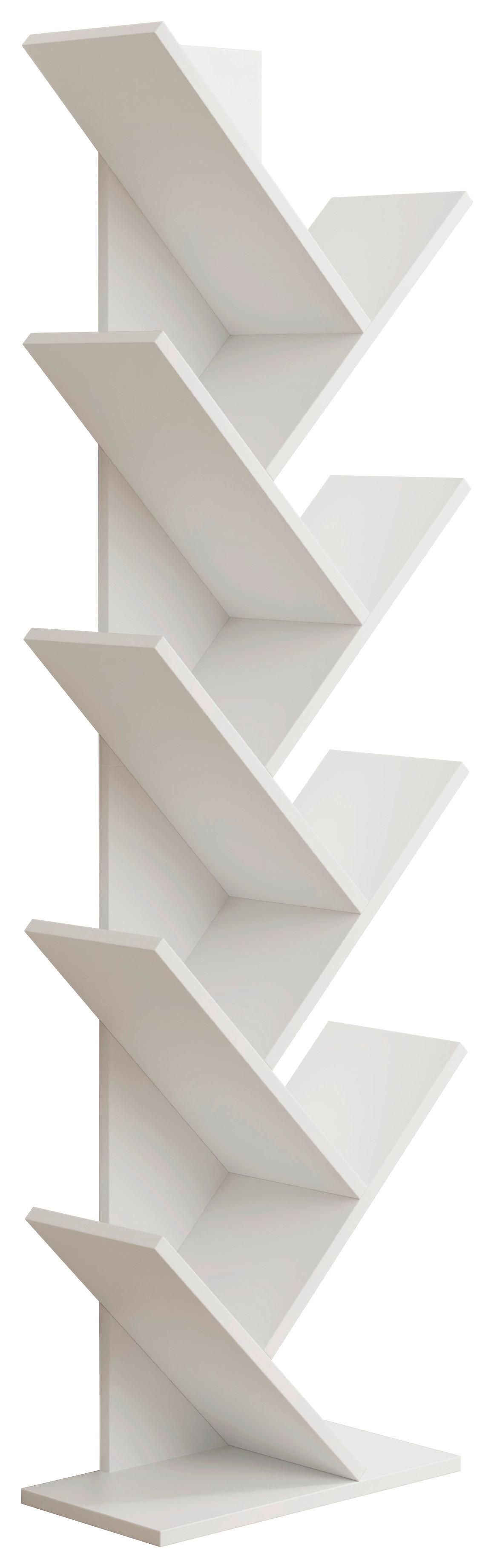 Regal Nulis Weiß B: 40 cm - Weiß, Design, Holzwerkstoff (40/140/20cm) - MID.YOU