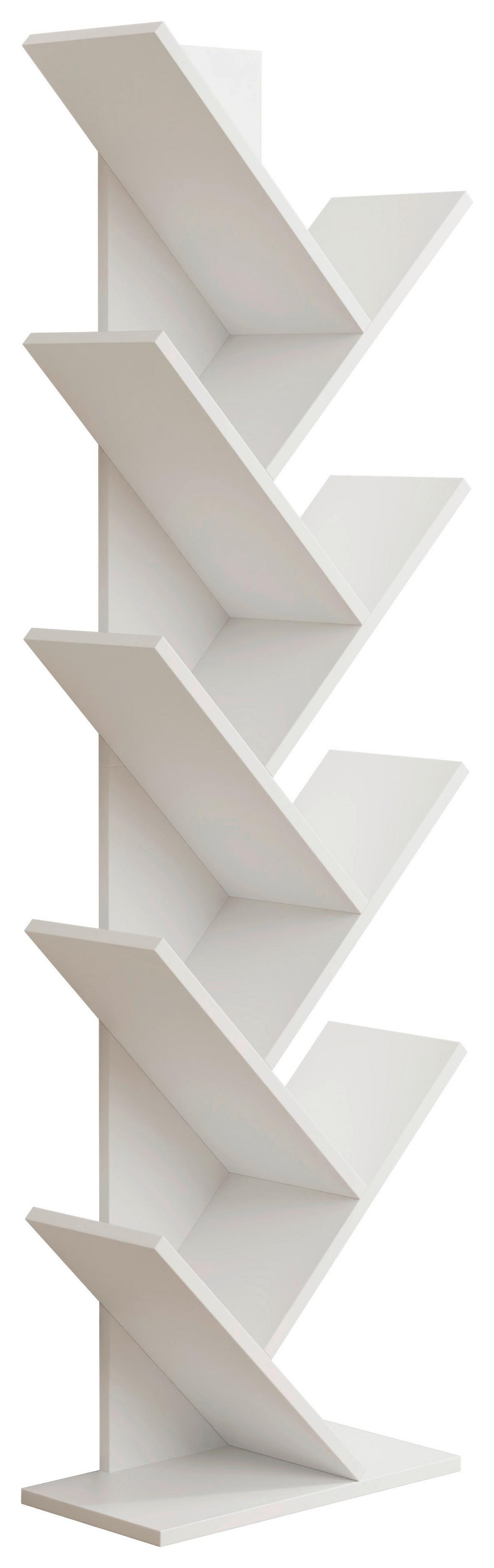 Regal Nulis Weiß B: 40 cm - Weiß, Design, Holzwerkstoff (40/140/20cm) - MID.YOU