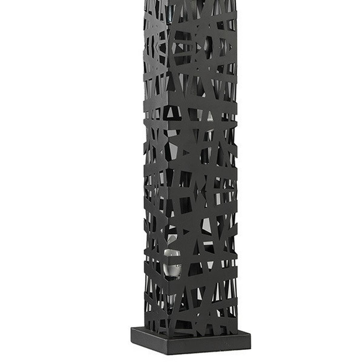 Stehleuchte 4919/Ptpn - Brombeere/Schwarz, Design, Metall (22/103cm)