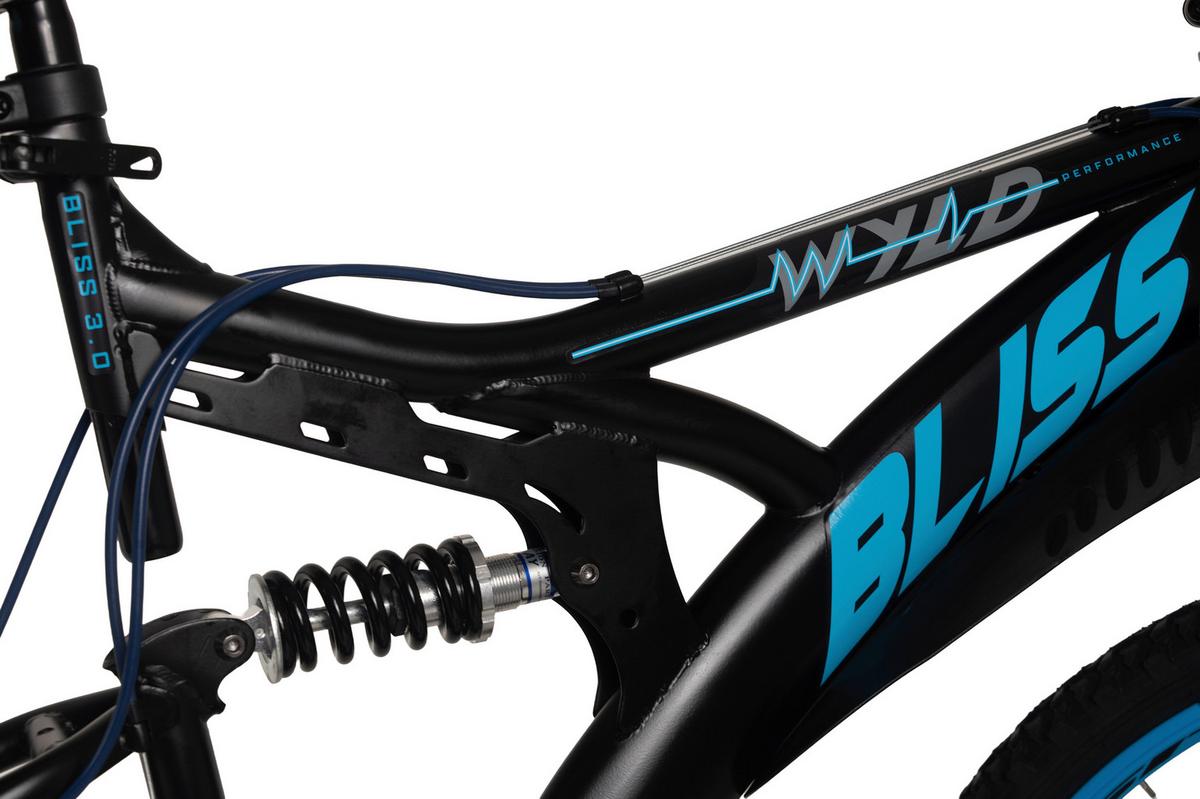 WYLD Mountainbike Fully Bliss schwarz/Blau 26'' - Schwarz, MODERN, Metall (25/140/60cm)