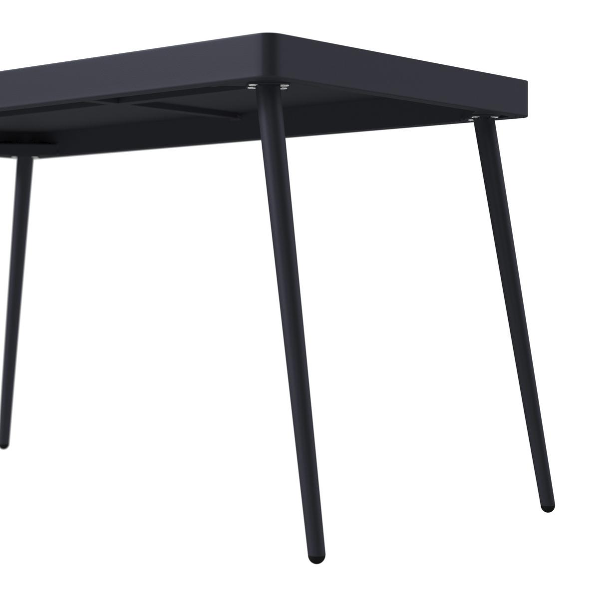 Loungegarnitur 3-Tlg Brügge Metall/Kunststoff mit Kissen - Dunkelgrau/Naturfarben, MODERN, Kunststoff/Textil (226/226cm) - Beldano