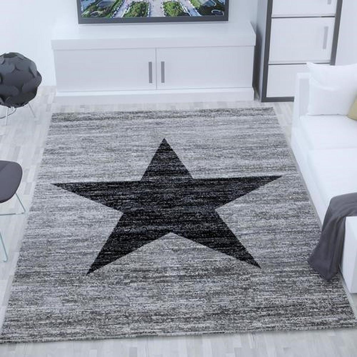 Webteppich Grau Naturfaser Rome 80x150 Cm - Grau, MODERN, Textil (80/150cm)