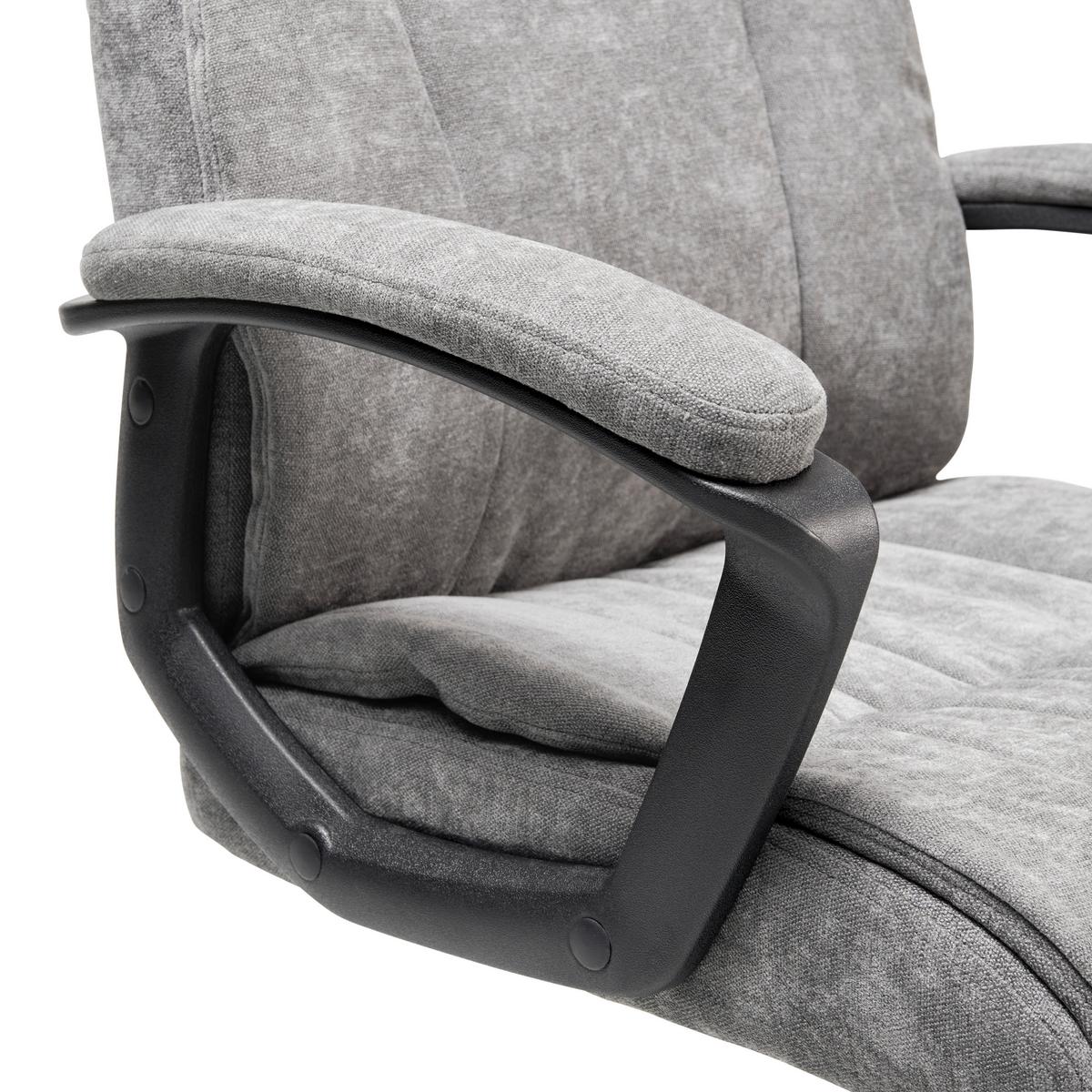 Drehstuhl Sab Diego - Schwarz/Grau, LIFESTYLE, Holz/Kunststoff (62/99-107/65cm) - MID.YOU