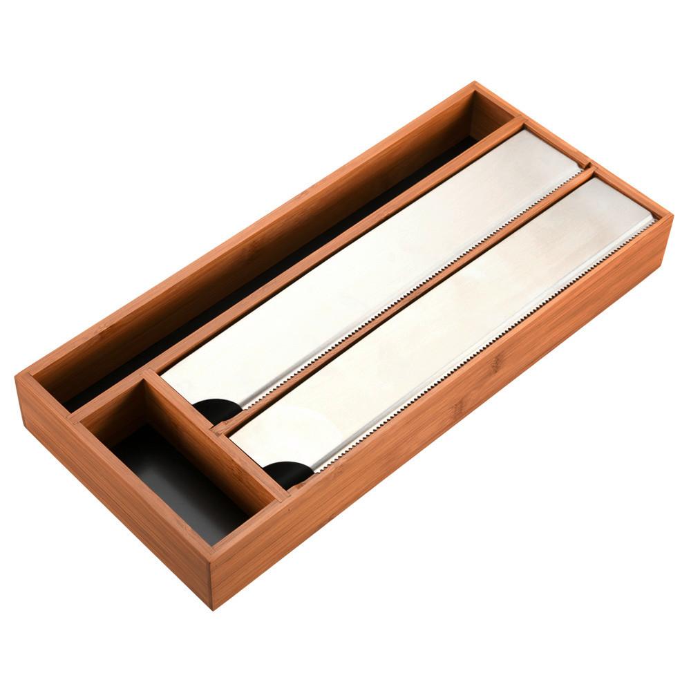 Auszugsorganisation Dunkler Bambus - Naturfarben, Basics, Holz (42/19/5,3cm) - Kesper