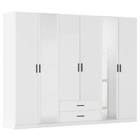 Kleiderschrank Despina - Weiß, KONVENTIONELL, Holzwerkstoff (271/210/54cm)