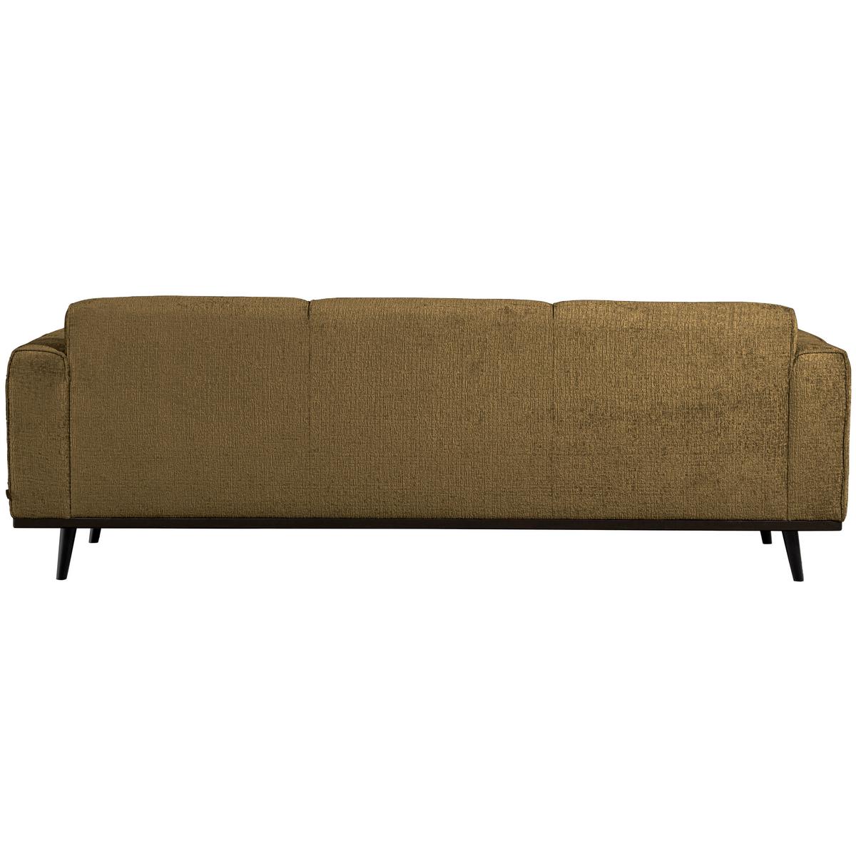 3-Sitzer-Sofa Statement Gelb B: 230cm - Gelb/Schwarz, Design, Textil (230/77/93cm) - Livetastic