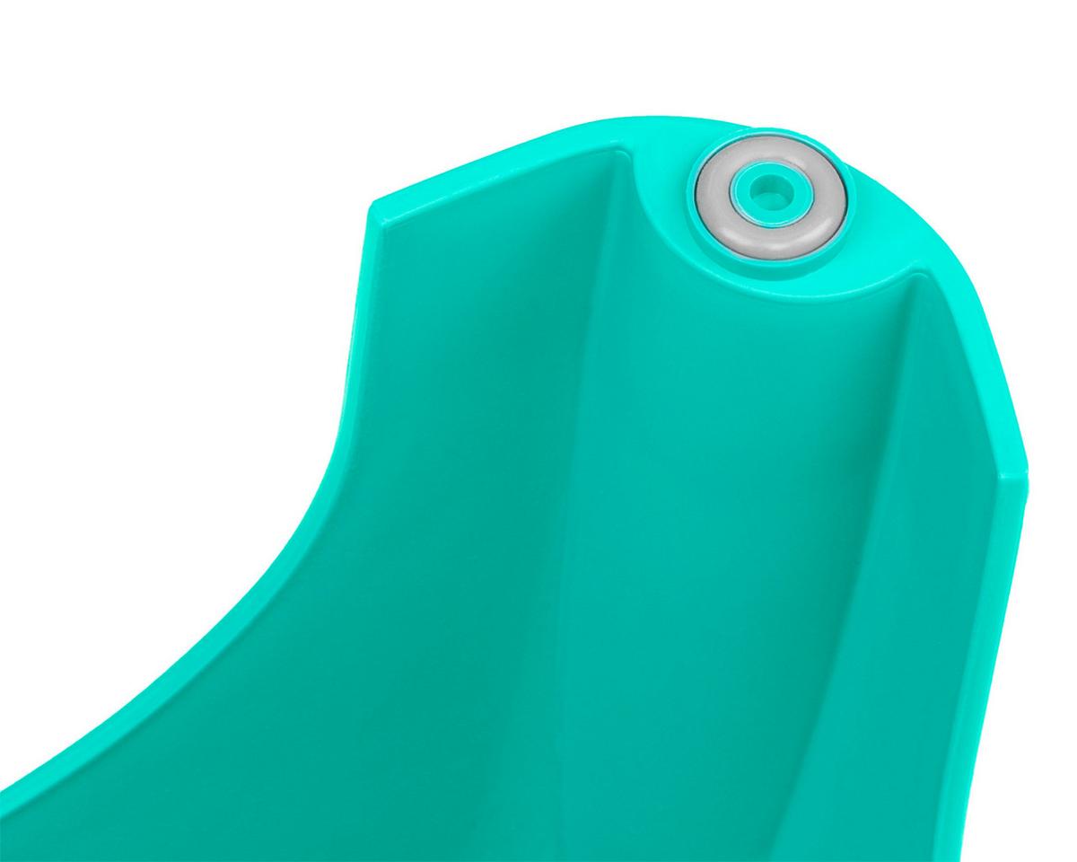 Tritthocker Misty Kunststoff Türkis H: 23,5 Cm Rutschfest - Türkis, Basics, Kunststoff (44/23,5/31cm)