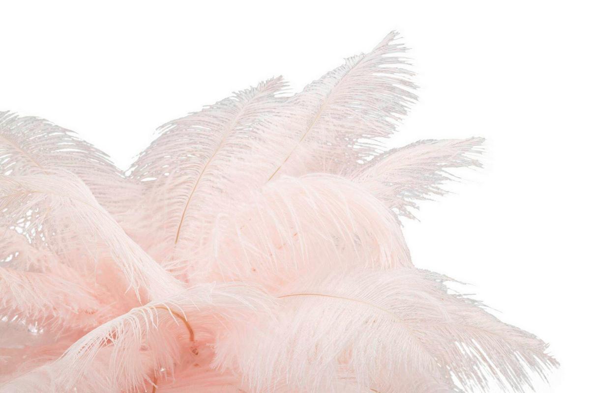 Tischleuchte Palm Pink Pink, Goldfarben B: 40 cm - Pink/Goldfarben, Basics, Kunststoff/Metall (40/55/40cm)