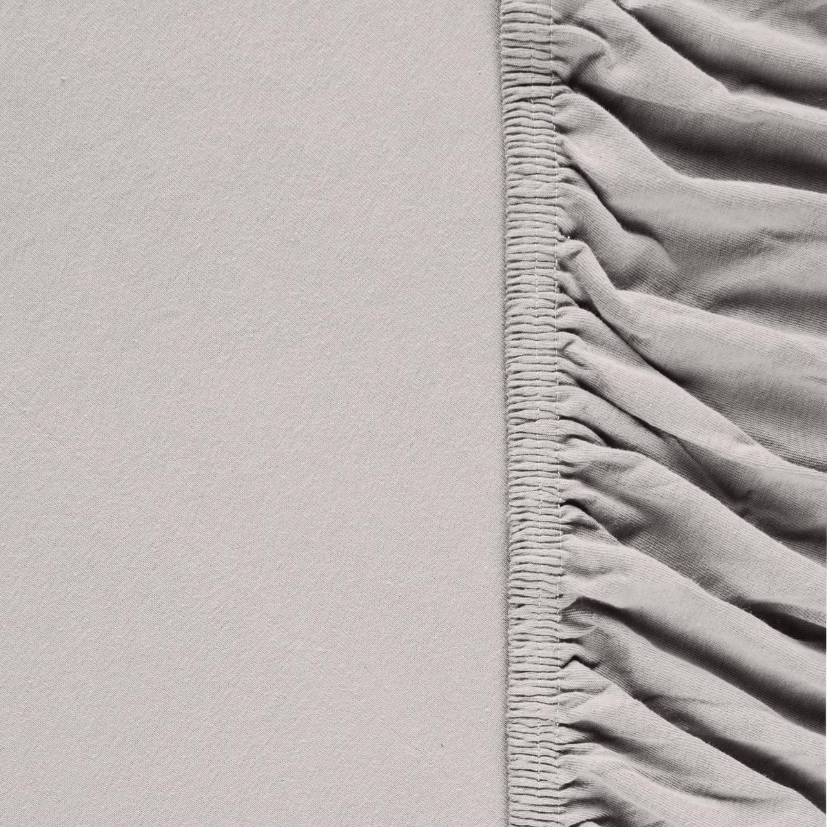 Elastické prostěradlo Basic, 180-200/200/28cm - šedá, Moderní, textil (180/200cm) - Modern Living