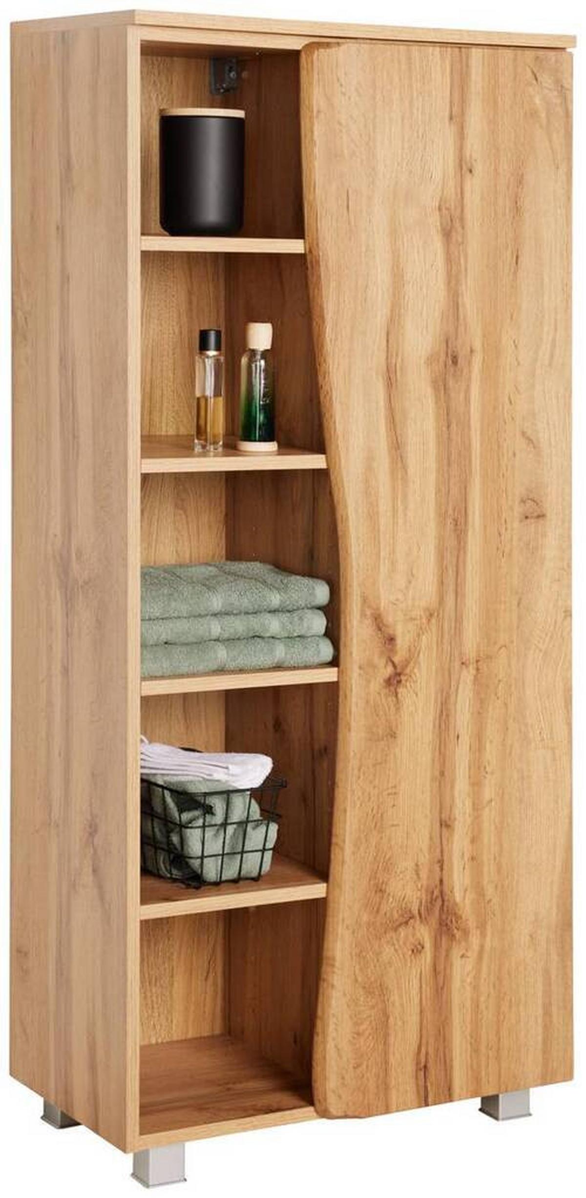 Midi skrinka SÖLDEN -EXKLUSIV- - dub wotan, Lifestyle, kompozitné drevo (60/130/35cm) - Premium Living