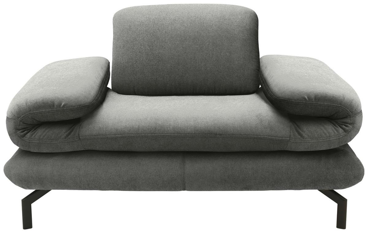Sessel Looks Xiii - Schwarz/Grau, Design, Textil (139/83/98cm) - LOOKS by W.Joop