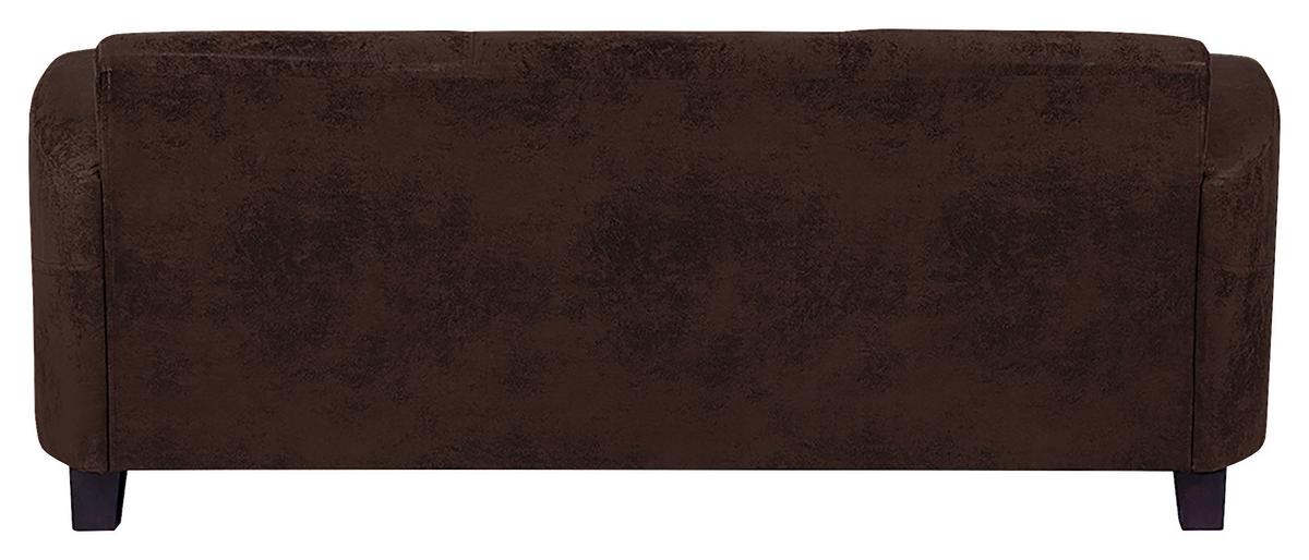 3-sitzer-sofa Antis Dunkelbraun B: 190 Cm - Dunkelbraun, Design, Textil (190/80/89cm) - Livetastic