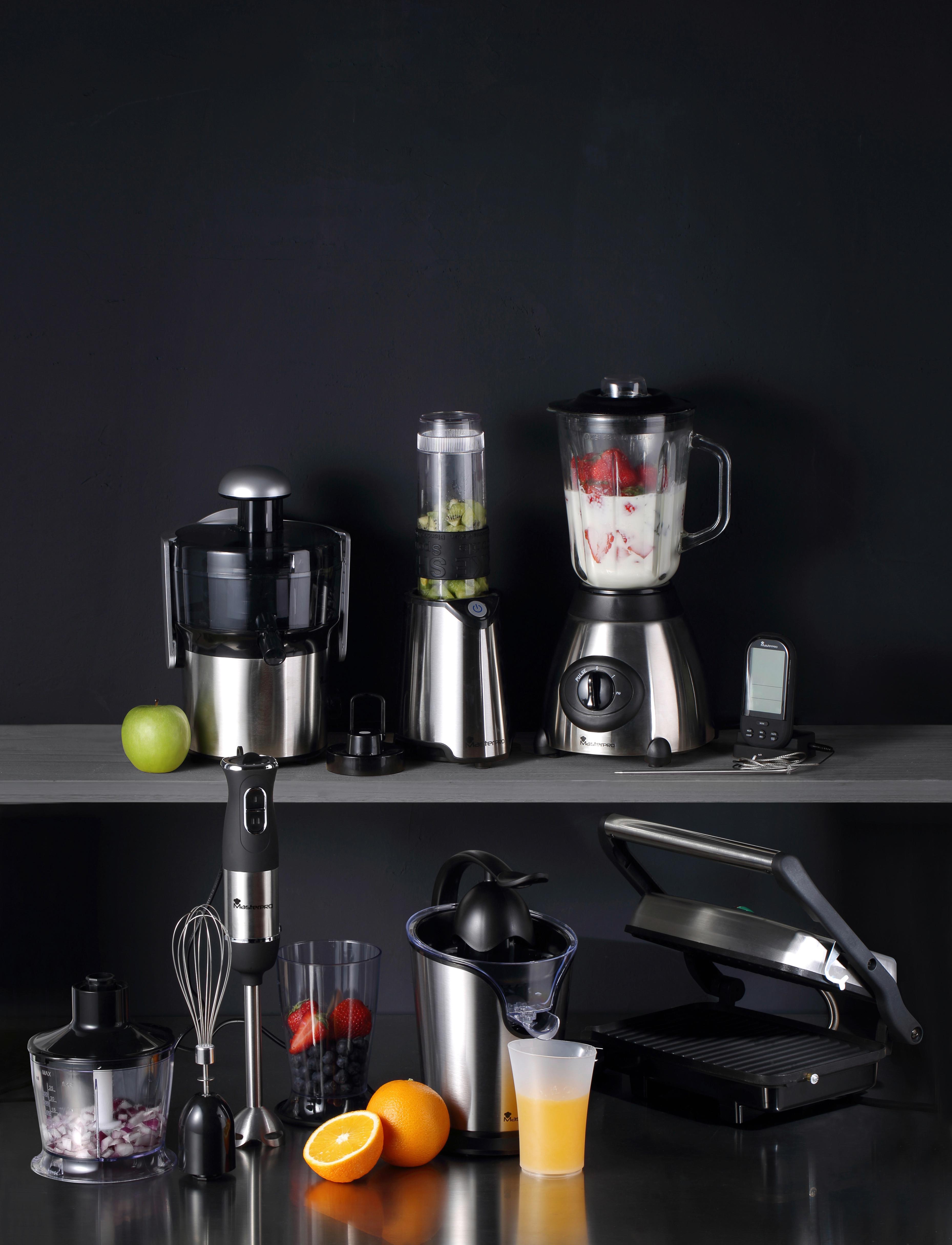 Stabmixer Bgmp-9002 - Edelstahlfarben/Transparent, Trend, Kunststoff/Metall (53/54/34cm) - Masterpro