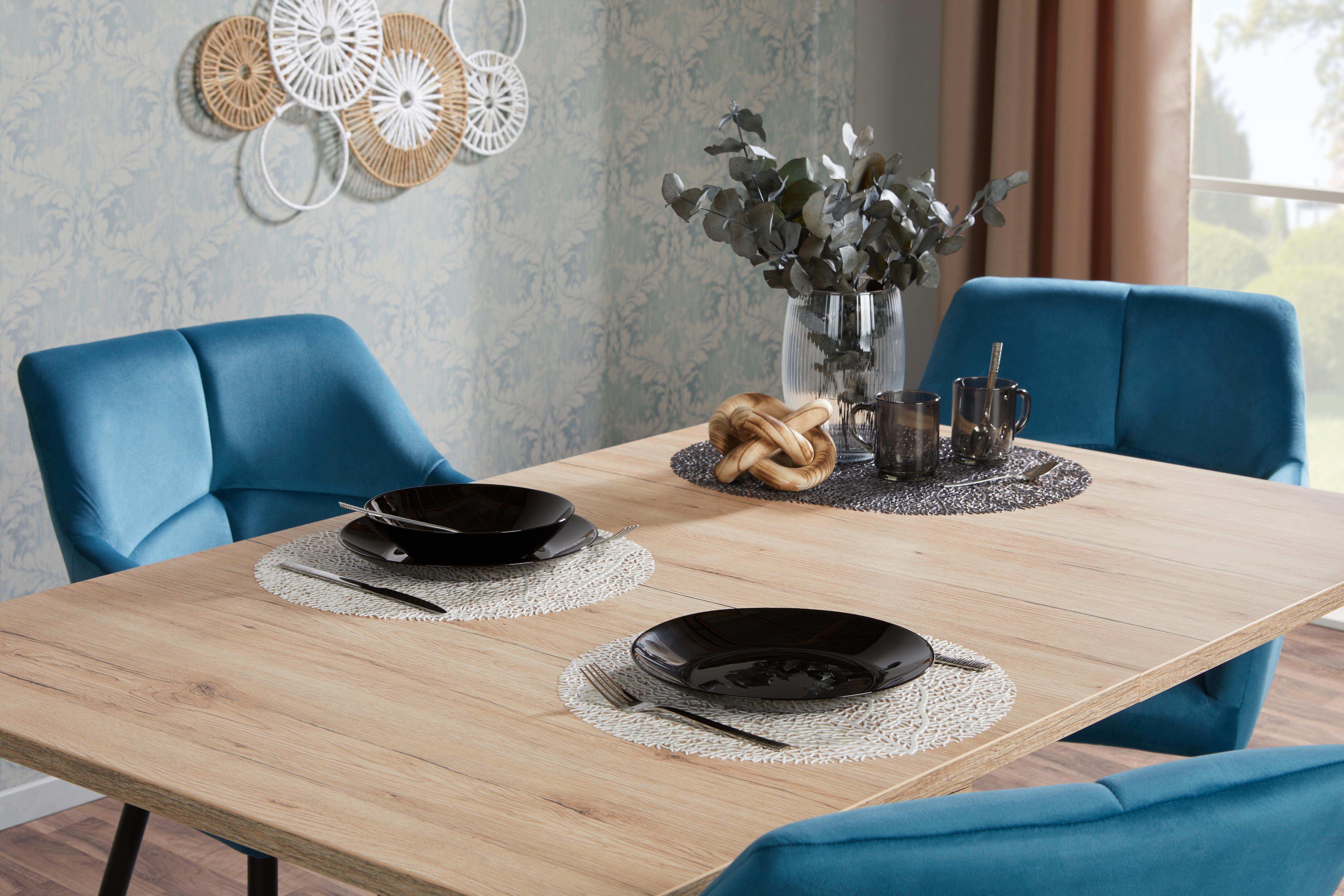 Tischset Jasmina - Anthrazit/Weiß, Basics, Kunststoff (38cm) - Ondega