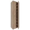 Schuhschrank Ulas Honigeiche Dekor B: 49 Cm - Honigeiche/Grau, MODERN, Holzwerkstoff (49/173/30cm) - MID.YOU