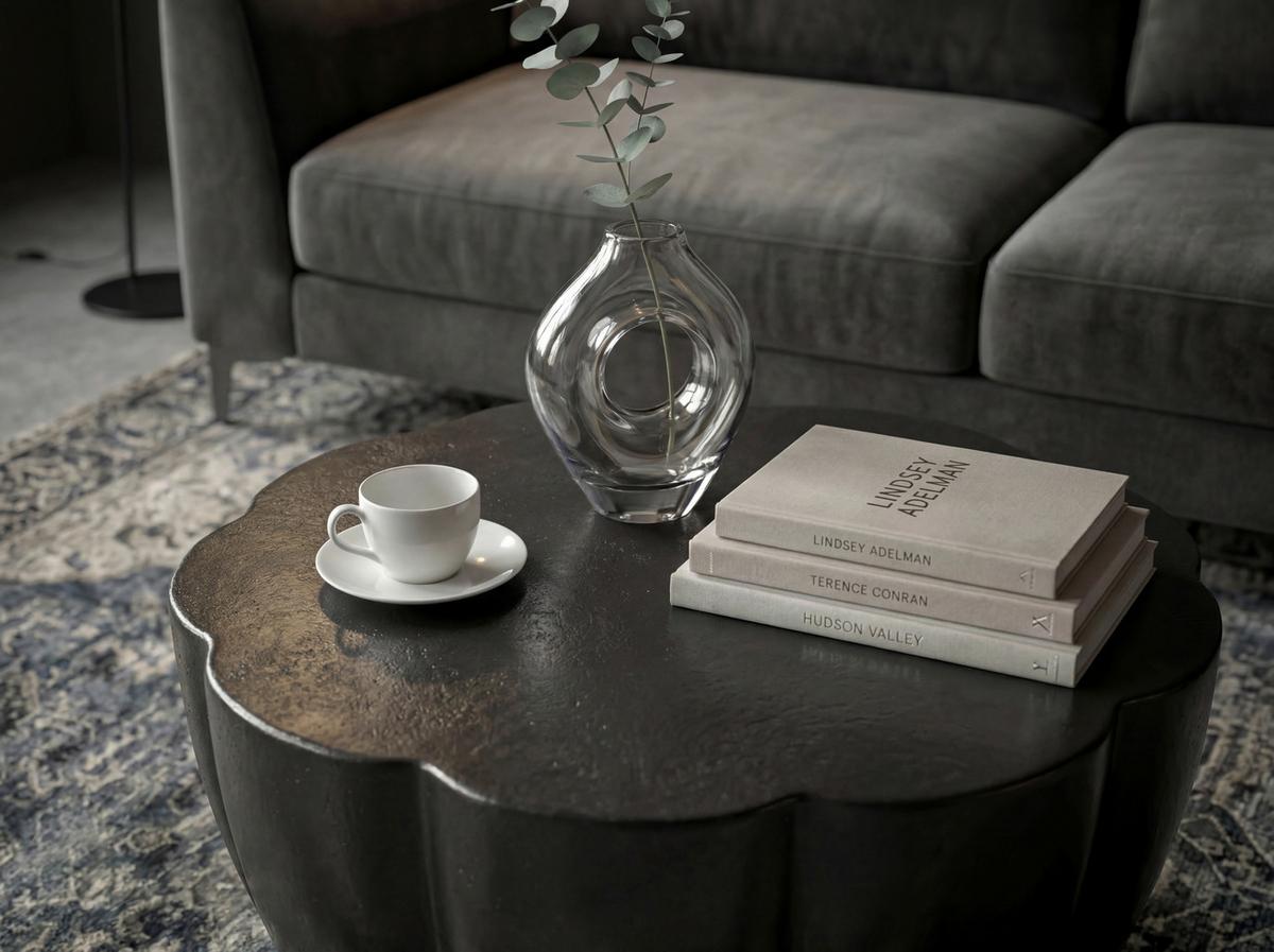 COUCHTISCH Schwarz B: 60cm - Schwarz, Design, Metall (60/60/36cm) - MID.YOU